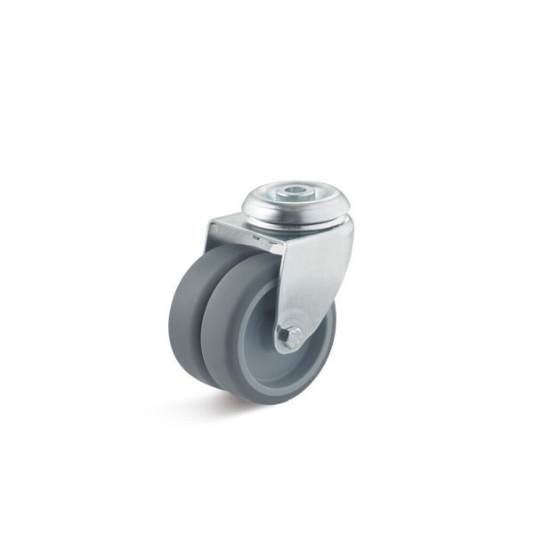 Torwegge Apparate-Rolle mit Rückenloch, L-AD-TPGK-75, 0010924INF
