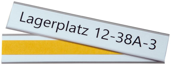 Eichner Etikettenhalter selbstklebend, Maße: 38 x 200 mm, VE: 50 Stück, 9218-03023