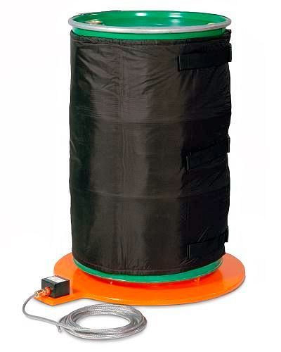 DENIOS Isolierhaube für 200-Liter-Fässer, für Bodenheizplatte IBP in Ex-Zonen, 236440