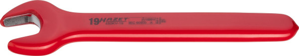 Hazet Einmaulschlüssel, schutzisoliert, Außen-Sechskant Profil, 19 mm, 450KV-19