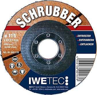 Iwetec Putzscheibe "Schrubber" für Bohrmaschine, ø 100 mm, 640100