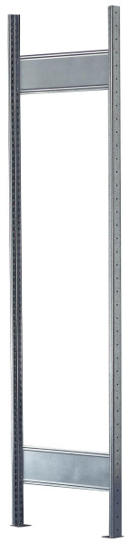 Schulte MULTIplus T-Profil-Rahmen, unmontiert, 3 Tiefenriegel, 2500x300 mm, RAL 7035 lichtgrau, 32774