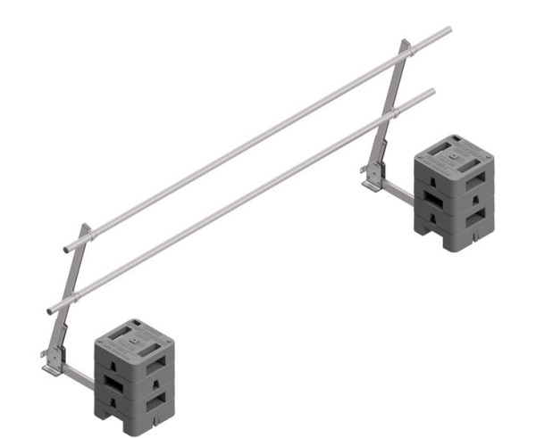 HYMER HYGHTS Geländersystem, Flex, EN 13374 A, mit kurzem Ausleger, 3 Laufmeter, 30512303