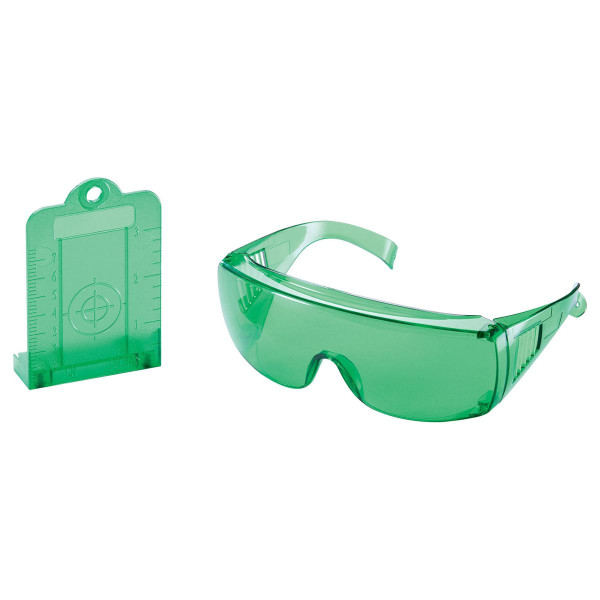 FLEX Laser Zieltafel und Sichtbrille, grün TC-LG-GL, 500763