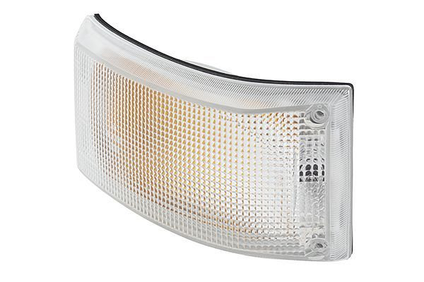 HELLA Blinkleuchte, Halogen, 12/24V, Einbau/Schraubanschluss, Scheibenfarbe: glasklar, Flachstecker, vorne/rechts/links, 2BE 004 119-021