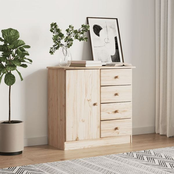 vidaXL Sideboard ALTA 77x35x73 cm Massivholz Kiefer, 353943