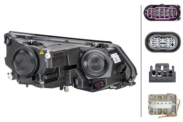 HELLA Bi-Xenon-Hauptscheinwerfer, für u.a. VW Tiguan (5N_), ECE, für Linksverkehr, links, 1ZS 010 748-331
