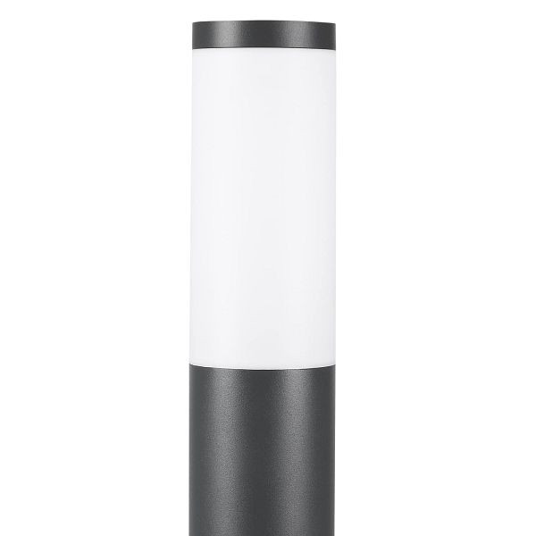 monzana Wegeleuchte Ivy Edelstahl Anthrazit mit Sensor, 107436
