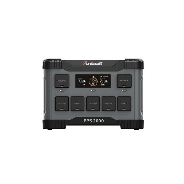 Unicraft Powerstation, PPS 2000 Tragbare Power Station, 6770020