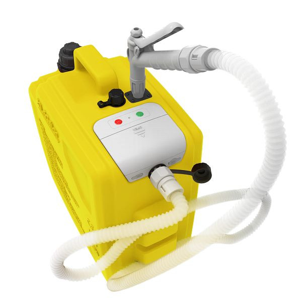 Cemo Kanister 20 l mit Elektropumpe max 14 l/min, Zapfpistole, 1,3m Schlauch, 12073
