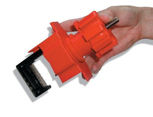DENIOS Kleine Ventilabsperrung, zum Absperren von Hebeln, T-Griffen und anderen mechanischen Geräten, 209708