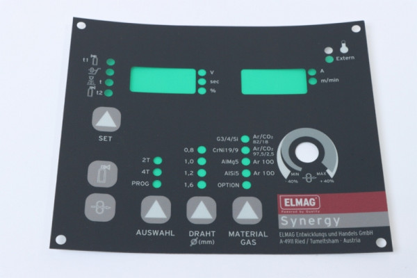 ELMAG Tastaturfolie für Steuerbox, zu DMS 402 DG, 412 DW, 452 D44, 9504305