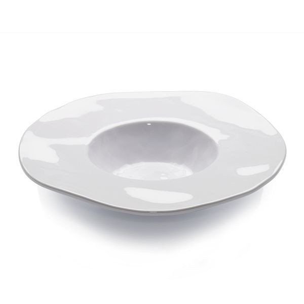 WAS Ruffle Round Pastateller, tief, Ø 30,5 cm, weiß, 918500305