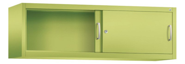 C+P Aufsatzschrank Acurado, H500xB1600xT400mm, Farbe: Viridingrün / Viridingrün, Bügelgriff, 1 OH, 2144-00 S10094