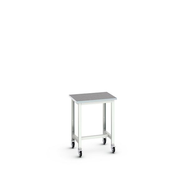 bott verso mobile Werkbank (Linoleum-Platte) mit Querstrebenset und Ablageboden, BxTxH: 700 x 600 x 930 mm, 16922101.16