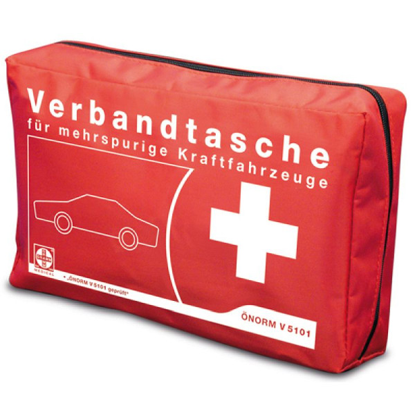 Stein HGS KFZ-Verbandtasche aus Nylon, Inhalt nach ÖNORM V 5101, 230 x 140 x 60 mm, 25399
