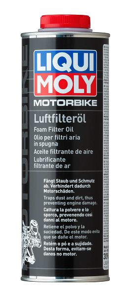 LIQUI MOLY Motorbike Luftfilteröl, Dose Blech, VE: 1 Liter, 3096