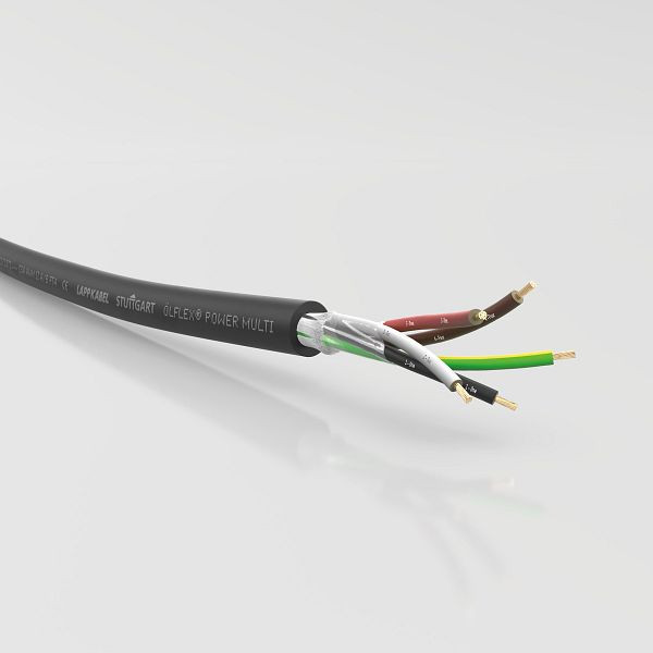 LAPP Anschlussleitung ÖLFLEX® POWER MULTI 4G8AWG, VE: 610 Meter, 610804/610