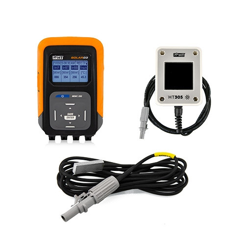 HT Instruments Zubehörset bestehend aus Solar-03 + HT305 + PT305, KIT-PVCPRO, 1011405