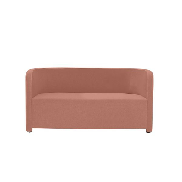 Bisley Sessel Vivo, Zweisitzer, Niedrige Rückenlehne, 2 Seitentaschen, NE0572 dunkelorange, VIV2S2.NE0572