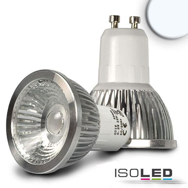 ISOLED GU10 LED Strahler 5,5W COB, 38°, kaltweiß, dimmbar, 111541