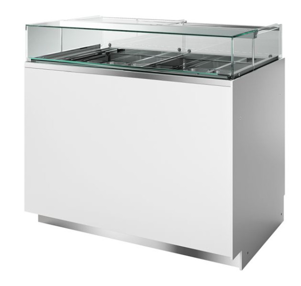 ISA Speiseeisvitrine KELLY GELATO VG TB/TN, steckerfertig, Umluftkühlung, 453122125