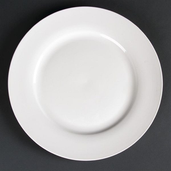 Lumina runde Teller mit breitem Rand 27cm, VE: 6 Stück, CD625