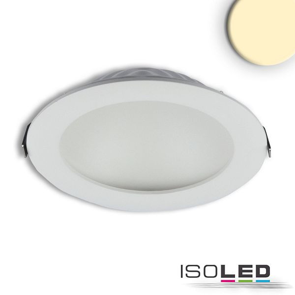 ISOLED LED Downlight LUNA 18W, indirektes Licht, weiß, warmweiß, dimmbar, 112601