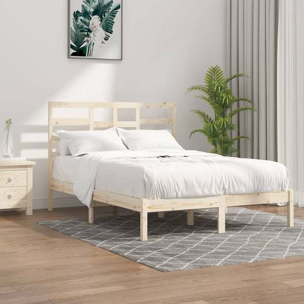 vidaXL Massivholzbett 160x200 cm, 3105805, 8720287045472