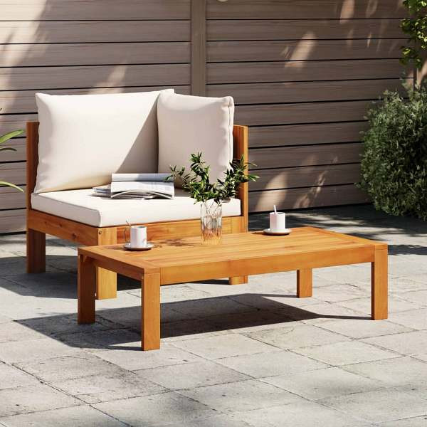 vidaXL 2-tlg. Garten-Sofa-Set mit Kissen Massivholz Akazie, 367626