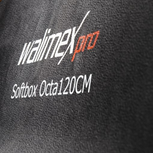 Walimex pro Octagon Softbox PLUS Orange Line 120, mit Grid und Gold-/Silbereinsatz, inkl. Front- und Zwischendiffusor sowie Transporttasche, 1018816