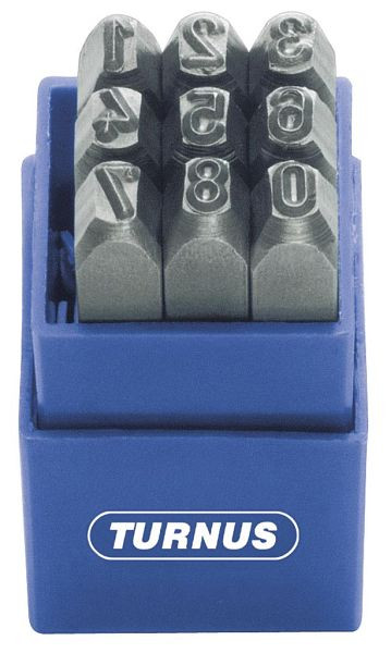 KUKKO Schlagzahlen Satz, extra schwere Qualität, 9-teilig, Typenhöhe: 20,0 mm, 330-520