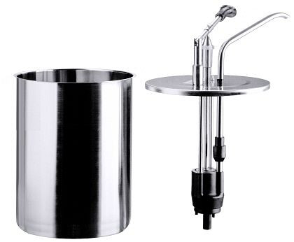 Contacto Dispenser, rund 10 l, mit Behälter, ohne Griffe, 3051/010