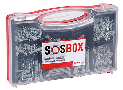 Fischer SOSBOX Dübel S+FU+Schrauben, 533629