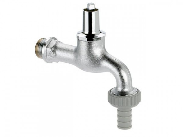 BENDER Auslaufventil Typ1031 DN 15, matt Chrom, 1031151