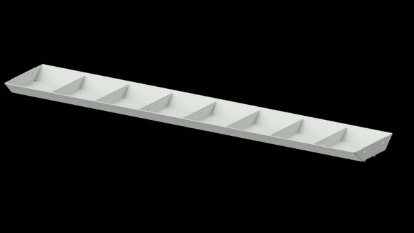 ANKE Werkbänke Ablage oben Systemaufbau, 1480 x 49 mm (AM 1441), RAL 7035, 960.852