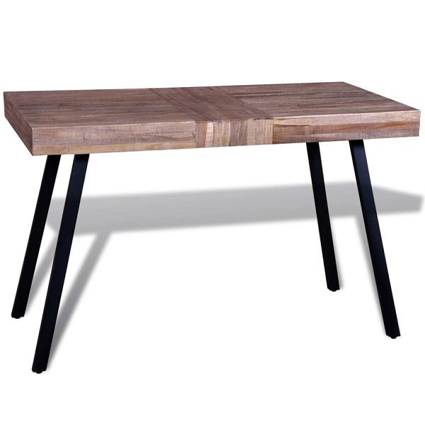 vidaXL Tisch Altholz Teak, 119 x 58 x 76 cm, 241707, 8718475931171