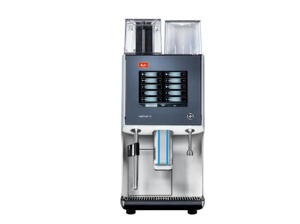 Melitta Cafina XT5 Kaffeevollautomat, 2 Mühlen, Separater Heißwasserauslauf, 2 er Instantmodul, 32556