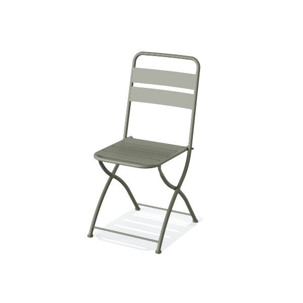 Feros Breeze Bistro Klappstuhl Metall, Grün, 50823