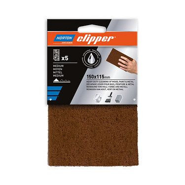 Norton Clipper Handpad Beartex 150x115 mm extrafein, VE: 5 Stück, 66261138005