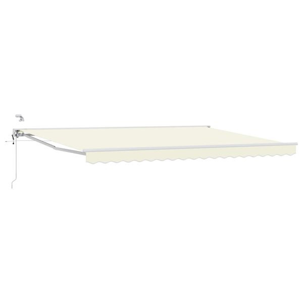 vidaXL Elektrische ausziehbare Markise Creme 4 x 3 m, 3421352