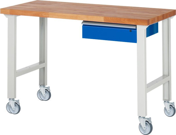 RAU Fahrbare Werkbank 7001A1, 1500x700x1000mm, 4 Lenkrollen, 05-7001A1-157B4S4.11