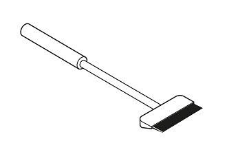 NordCap Schaber, für glatte Bratplatten der Serie SNACK 600, 472120595