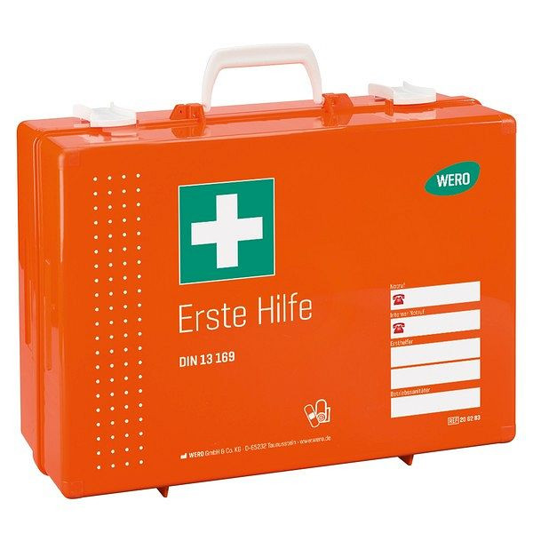 WERO Erste Hilfe Koffer DIN 13169 in Werotop 450, 206283