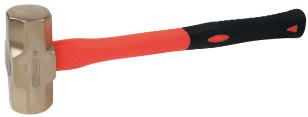 KS Tools BRONZEplus Minenhammer 1000 g, mit Fiberglasstiel, 963.2086