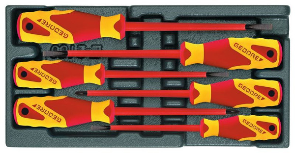 GEDORE Werkzeugmodul mit Sortiment, VDE-Schraubendreher, 1733095
