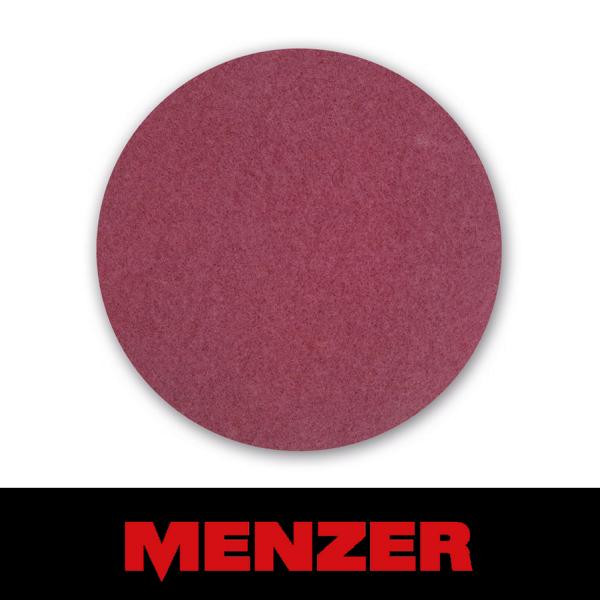 Menzer Schleifvlies, Ø 406 mm, violett, Synthetische Fasern mit Korneinstreuungen, VE: 10, 245021000