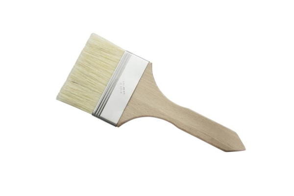 Schneider Bäckerpinsel, 4", Holzstiel ohne Bohrloch, 200219