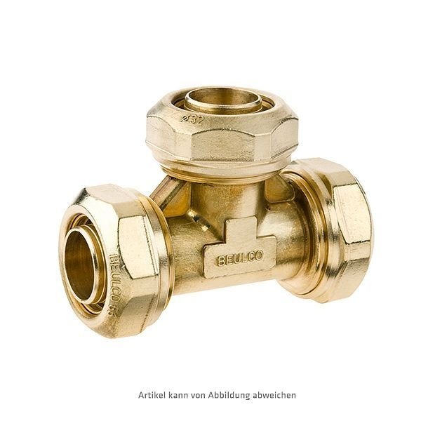 BEULCO T-Stück gleich (3xKunststoff) für Trinkwasser 63x5,7/5,8mm, 109982