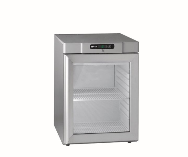 Gram Tiefkühlschrank mit Glastür COMPACT FG 220 RG 2W, Edelstahl, 155220010